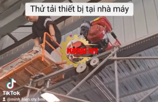 Hệ thống vận hành thử tải, độ dốc của tàu 1 ray tại nhà máy