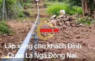 Lắp đặt tàu 1 ray tại Định Quán – La Ngà, Đồng Nai
