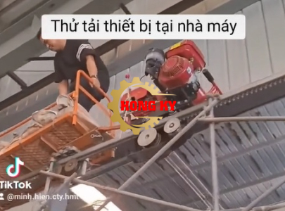 Hệ thống vận hành thử tải, độ dốc của tàu 1 ray tại nhà máy