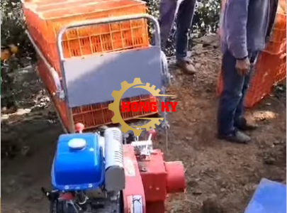 Hệ thống tàu 1 ray hỗ trợ thu hoạch vườn trái cây