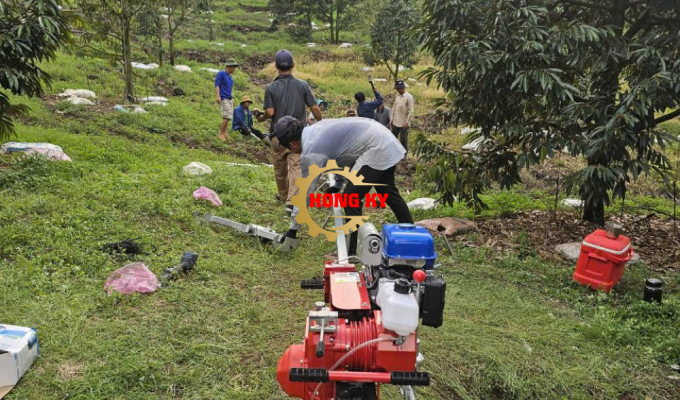 Đơn hàng 350m ray đầu tiên tại Vườn sầu riêng Cẩm Mỹ, Đồng Nai